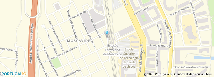 Mapa de Rua dos Combatentes da Grande Guerra