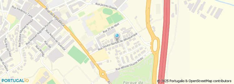 Mapa de Rua Doutor Henrique Barbas de Albuquerque