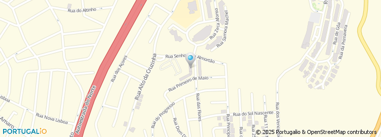 Mapa de Rua Estrada da Cruzinha