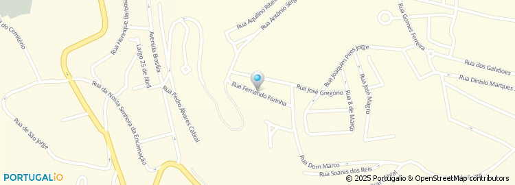 Mapa de Rua Fernando Farinha