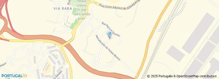 Mapa de Rua Garrett