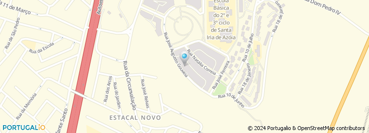 Mapa de Rua José Augusto Gouveia