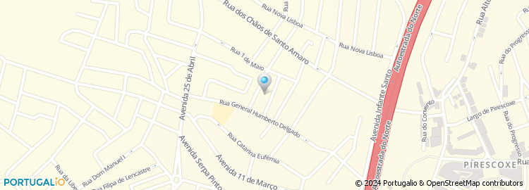 Mapa de Rua Manuel Frederico Pina