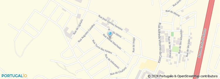 Mapa de Rua Maria Machado