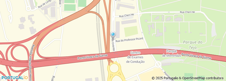 Mapa de Rua Professor Picard