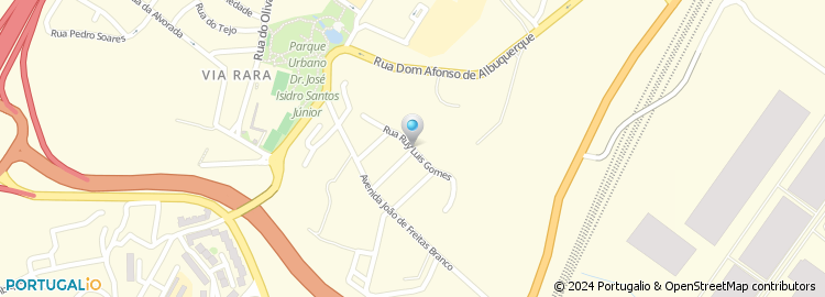 Mapa de Rua Ruy Luís Gomes