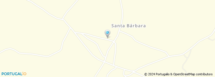 Mapa de Casais de Santa Bárbara