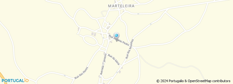 Mapa de Rua António Pedro
