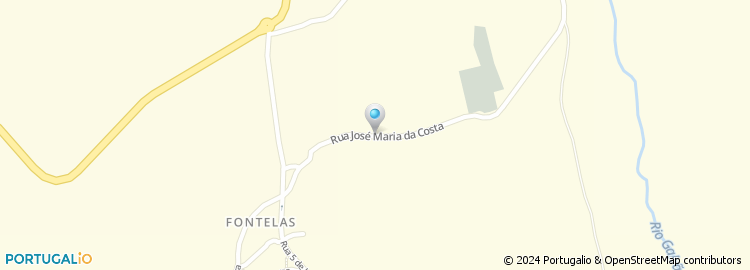 Mapa de Rua José Nunes da Costa Pinto