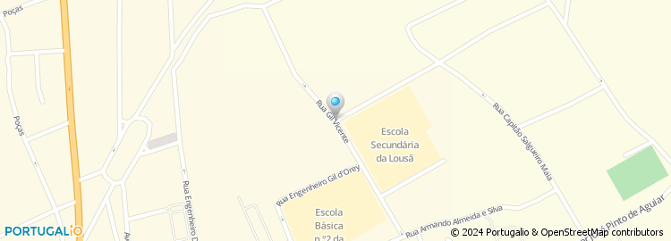 Mapa de Rua Gil Vicente