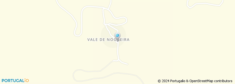 Mapa de Vale Nogueira