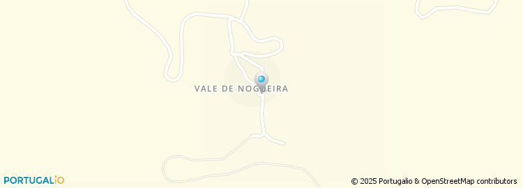 Mapa de Vale Nogueira