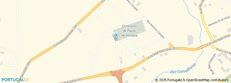 Mapa de Lucilio M Correia Mendes