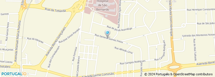 Mapa de Luis Coelho - Transporte, Unip., Lda