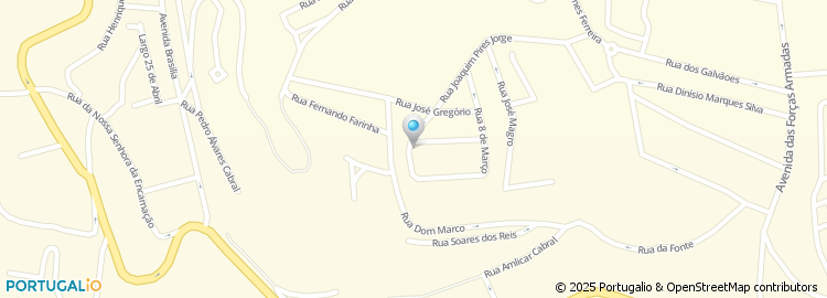 Mapa de Luís Costa Crespo, Unipessoal Lda