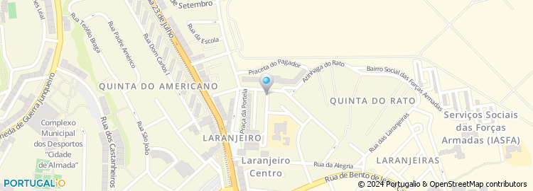 Mapa de Luis Ferreira - Tecidos Confecções, Lda