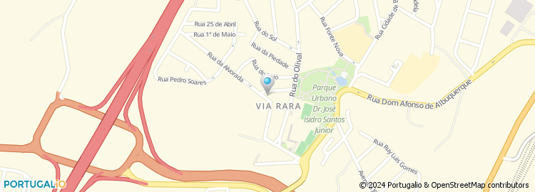 Mapa de Luís Viegas Correia, Unipessoal Lda