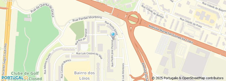 Mapa de Luna Feliz Reparação Automóvel, Unipessoal Lda
