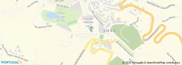 Mapa de Luso Termas & Spa, Lda