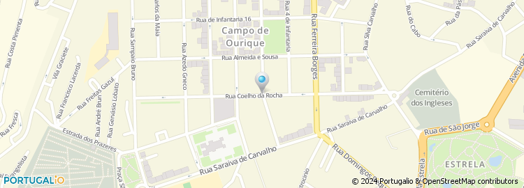 Mapa de M J Caldeira, Unip., Lda