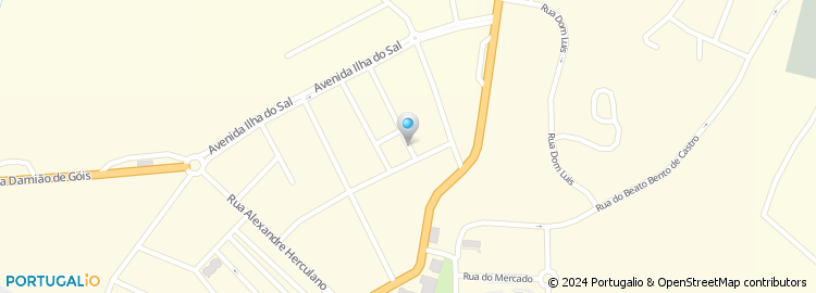 Mapa de Rua António Sá Dias Júnior