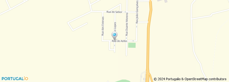 Mapa de Rua do Azibo