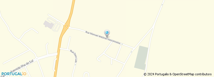 Mapa de Rua Manuel Vasconcelos