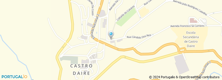 Mapa de Macodaire - Materiais de Construção de Castro Daire, Lda