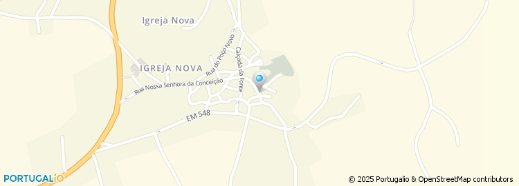 Mapa de Azinhaga da Azenha do Paço