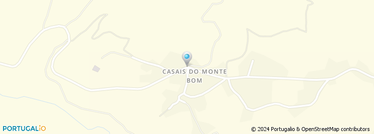 Mapa de Casais de Monte Bom