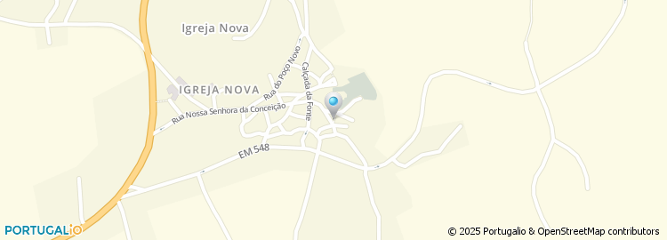 Mapa de Escadinhas do Adro