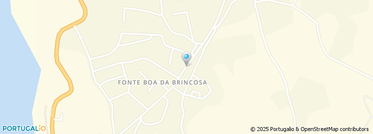 Mapa de Estrada de Fonte Boa da Brincosa