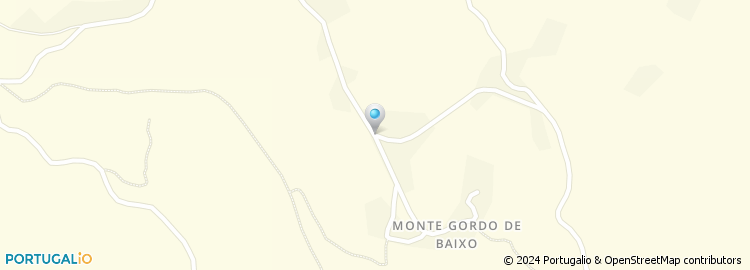 Mapa de Monte Gordo de Baixo