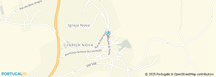 Mapa de Rua 8 de Dezembro