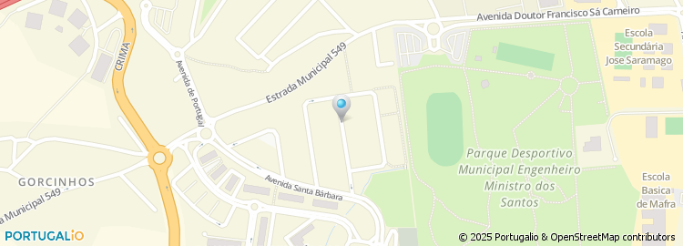 Mapa de Rua António Augusto Pereira de Almeida