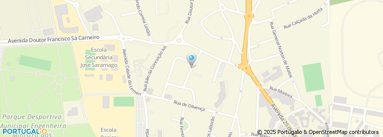 Mapa de Rua Aquilino Ribeiro