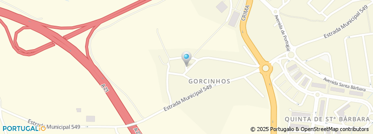 Mapa de Rua da Gingeira