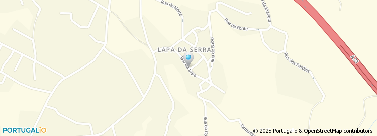 Mapa de Rua da Lapa