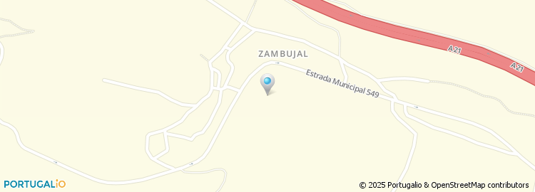 Mapa de Rua do Zambujeiro