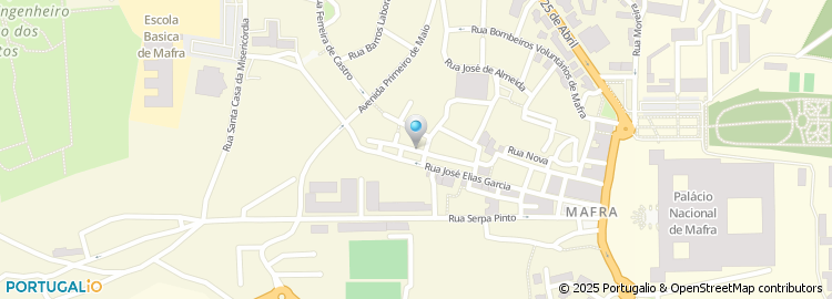 Mapa de Rua Domingos Dias Machado