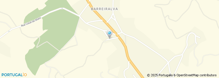Mapa de Rua dos Carvalheiros