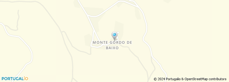 Mapa de Rua Monte Gordo de Cima