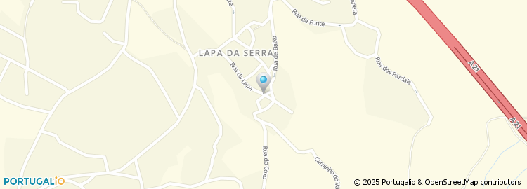 Mapa de Travessa da Lapa