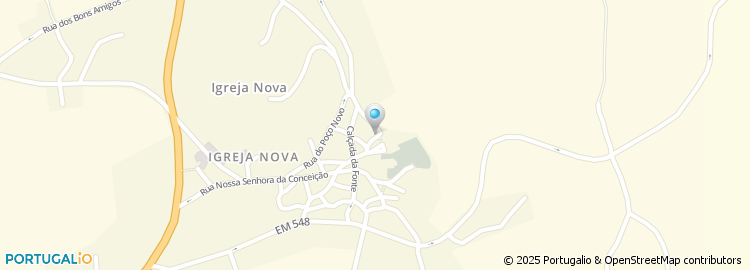 Mapa de Travessa do Escondidinho