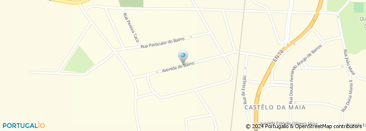 Mapa de Avenida do Bairro