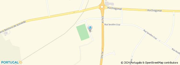 Mapa de Avenida Sport Clube Castêlo da Maia