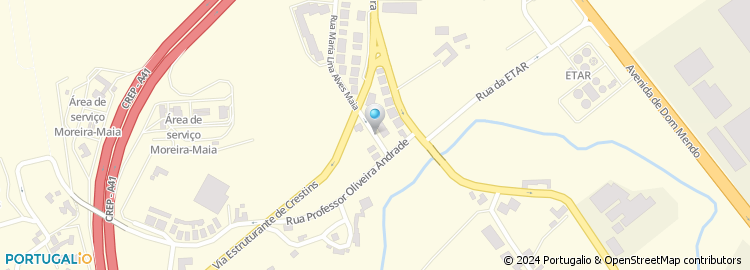 Mapa de Rua Albino da Silva Braga