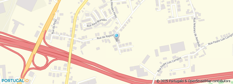 Mapa de Rua Albertino Tomé dos Santos