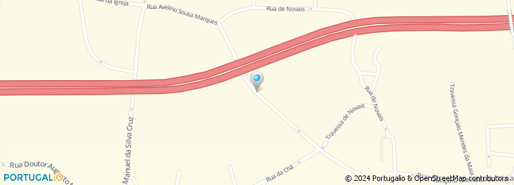 Mapa de Rua Avelino de Sousa Marques