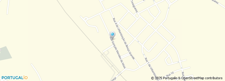 Mapa de Rua Combatentes do Ultramar
